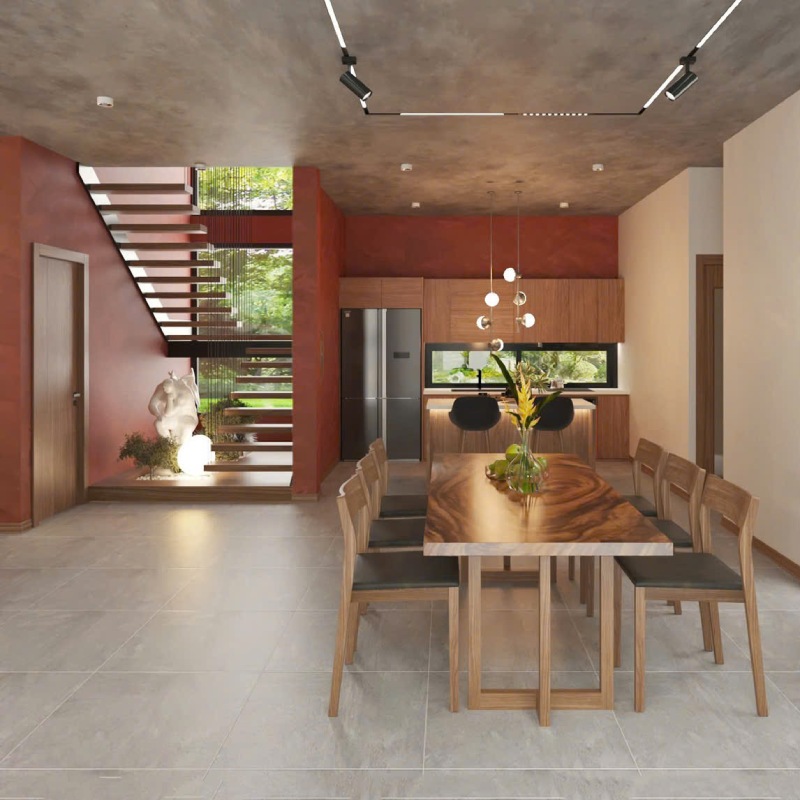 Sơn hiệu ứng giả bê tông bền